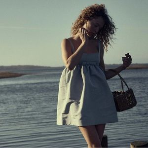 Doen Heirloom Caitrin Dress in Frost XXS